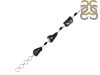 Agate (Black)/Black-Tourmaline Bracelet-BSL ABL-11-27