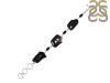 Agate (Black)/Black-Tourmaline Bracelet-BSL ABL-11-28