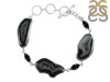Agate (Black)/Black-Tourmaline Bracelet-BSL ABL-11-29