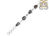 Agate (Black)/White Topaz/Black Spinel Bracelet-BSL ABL-11-4