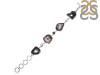 Agate (Black)/White Topaz/Black Spinel Bracelet-BSL ABL-11-6