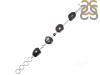 Agate (Black)/White Topaz/Black Spinel Bracelet-BSL ABL-11-7