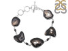 Agate (Black)/Cubic zirconia/Black Spinel Bracelet-BSL ABL-11-8