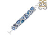 Agate (Blue)/Kyanite/Crystal Bracelet-BJ ABU-11-11