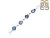 Agate (Blue)/Kyanite/Crystal Bracelet-BJ ABU-11-17