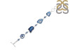 Agate (Blue)/Kyanite/Crystal Bracelet-BJ ABU-11-18