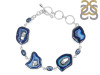Agate (Blue)/Kyanite/Crystal Bracelet-BJ ABU-11-23