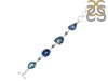 Agate (Blue)/Kyanite/Crystal Bracelet-BJ ABU-11-32