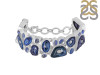 Agate (Blue)/Kyanite/Crystal Bracelet-BJ ABU-11-34
