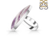 Amethyst Lace Agate Adjustable Ring-ADJ-R ALA-2-92