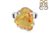 Amber Ring-R-Size-8 AMB-2-85