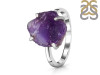 Amethyst Rough Ring-R-Size-8 AMT-2-120