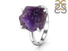 Amethyst Rough Ring-R-Size-6 AMT-2-121