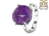 Amethyst Rough Ring-R-Size-9 AMT-2-138