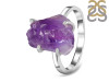 Amethyst Rough Ring-R-Size-9 AMT-2-142
