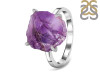 Amethyst Rough Ring-R-Size-9 AMT-2-143