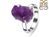 Amethyst Rough Ring-R-Size-8 AMT-2-167