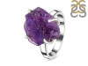 Amethyst Rough Ring-R-Size-7 AMT-2-179