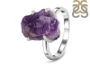 Amethyst Rough Ring-R-Size-7 AMT-2-187