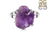 Amethyst Rough Ring-R-Size-7 AMT-2-224