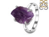 Amethyst Rough Ring-R-Size-7 AMT-2-225