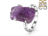 Amethyst Rough Ring-R-Size-6 AMT-2-227
