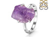 Amethyst Rough Ring-R-Size-7 AMT-2-233