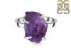 Amethyst Rough Ring-R-Size-6 AMT-2-85