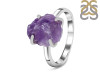 Amethyst Rough Ring-R-Size-8 AMT-2-95