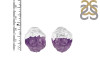Amethyst Raw Crystal Stud Earring AMT-RCYE-2