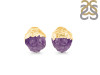 Amethyst Raw Crystal Stud Earring AMT-RCYE-2