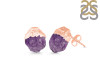 Amethyst Raw Crystal Stud Earring AMT-RCYE-2