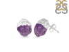 Amethyst Raw Crystal Stud Earring AMT-RCYE-2