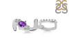 Amethyst & White Topaz Alphabet Z Pendant AMT-RDA-104.