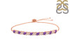 Amethyst & White Topaz Bracelet With Adjustable Camera Lock AMT-RDB-128.