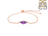 Amethyst Bracelet With Adjustable Camera Lock AMT-RDB-142.