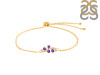 Amethyst Bracelet With Adjustable Camera Lock AMT-RDB-148.