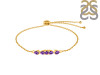 Amethyst Bracelet With Adjustable Camera Lock AMT-RDB-150.