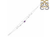 Amethyst  Raw Crystal & White Topaz Bracelet AMT-RDB-168.