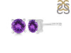 Amethyst Stud Earring AMT-RDE-1023.