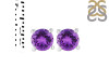 Amethyst Stud Earring AMT-RDE-1023.