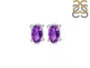 Amethyst Stud Earring AMT-RDE-1154.