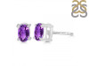 Amethyst Stud Earring AMT-RDE-1154.
