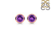 Amethyst Stud Earring AMT-RDE-1254.