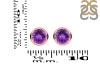 Amethyst Stud Earring AMT-RDE-1254.