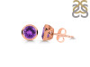 Amethyst Stud Earring AMT-RDE-1254.