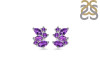 Amethyst Stud Earring AMT-RDE-1261.
