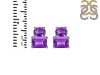 Amethyst Stud Earring AMT-RDE-1267.