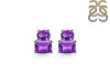 Amethyst Stud Earring AMT-RDE-1267.