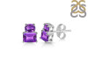 Amethyst Stud Earring AMT-RDE-1267.